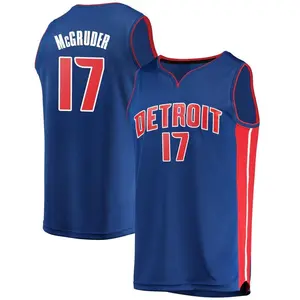 Detroit Pistons Fast Break Blue Rodney McGruder Jersey - Icon Edition - Men's