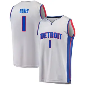 Detroit Pistons Fast Break Gray Colby Jones Alternate Jersey - Statement Edition - Youth