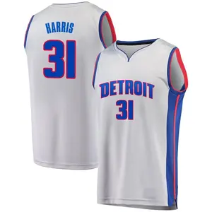 Detroit Pistons Fast Break Gray Joe Harris Alternate Jersey - Statement Edition - Youth