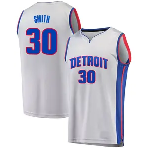 Detroit Pistons Fast Break Gray Joe Smith Alternate Jersey - Statement Edition - Men's