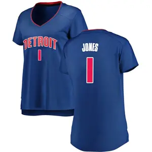 Detroit Pistons Fast Break Royal Colby Jones Jersey - Icon Edition - Women's
