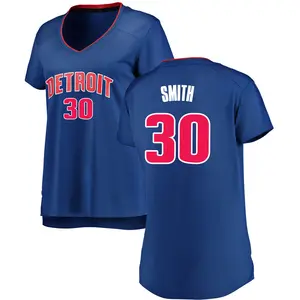 Detroit Pistons Fast Break Royal Joe Smith Jersey - Icon Edition - Women's