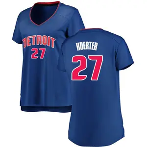 Detroit Pistons Fast Break Royal Kevin Huerter Jersey - Icon Edition - Women's