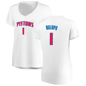 Detroit Pistons Fast Break White Chauncey Billups Jersey - Association Edition - Women's