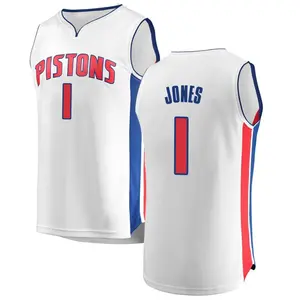 Detroit Pistons Fast Break White Colby Jones Jersey - Association Edition - Men's