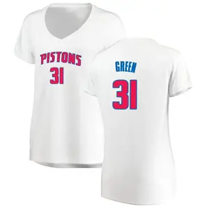 Detroit Pistons Fast Break White Javonte Green Jersey - Association Edition - Women's