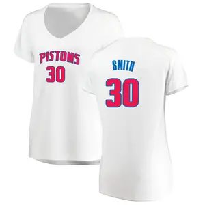Detroit Pistons Fast Break White Joe Smith Jersey - Association Edition - Women's