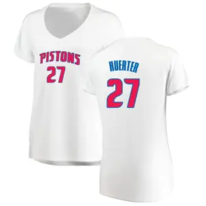 Detroit Pistons Fast Break White Kevin Huerter Jersey - Association Edition - Women's