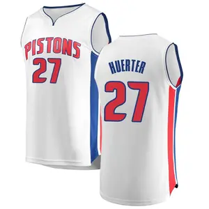Detroit Pistons Fast Break White Kevin Huerter Jersey - Association Edition - Youth