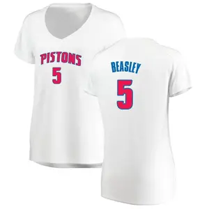 Detroit Pistons Fast Break White Malik Beasley Jersey - Association Edition - Women's