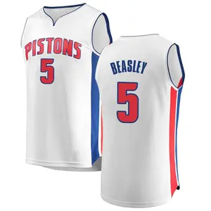 Detroit Pistons Fast Break White Malik Beasley Jersey - Association Edition - Youth