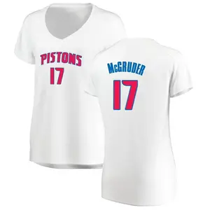 Detroit Pistons Fast Break White Rodney McGruder Jersey - Association Edition - Women's