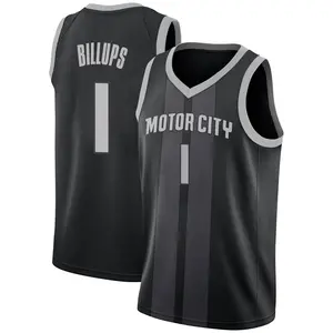 Detroit Pistons Swingman Black Chauncey Billups 2018/19 Jersey - City Edition - Men's