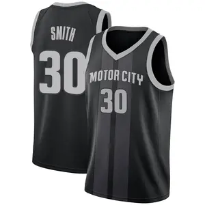 Detroit Pistons Swingman Black Joe Smith 2018/19 Jersey - City Edition - Men's