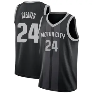 Detroit Pistons Swingman Black Mateen Cleaves 2018/19 Jersey - City Edition - Men's