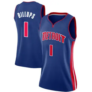 Detroit Pistons Swingman Blue Chauncey Billups Jersey - Icon Edition - Women's
