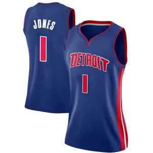 Detroit Pistons Swingman Blue Colby Jones Jersey - Icon Edition - Women's