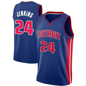 Detroit Pistons Swingman Blue Daniss Jenkins Jersey - Icon Edition - Men's