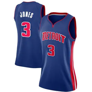 Detroit Pistons Swingman Blue Isaac Jones Jersey - Icon Edition - Women's
