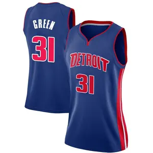 Detroit Pistons Swingman Blue Javonte Green Jersey - Icon Edition - Women's