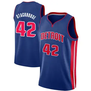 Detroit Pistons Swingman Blue Jerry Stackhouse Jersey - Icon Edition - Youth