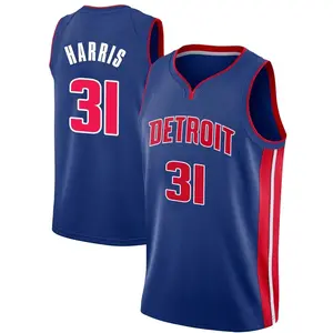 Detroit Pistons Swingman Blue Joe Harris Jersey - Icon Edition - Men's