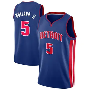 Detroit Pistons Swingman Blue Ronald Holland II Jersey - Icon Edition - Men's