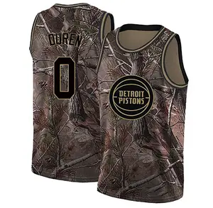 Detroit Pistons Swingman Camo Jalen Duren Realtree Collection Jersey - Men's