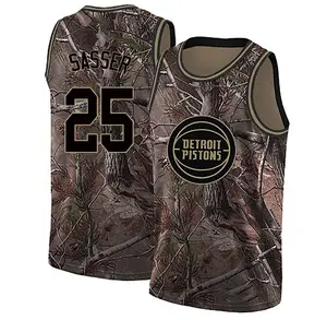 Detroit Pistons Swingman Camo Marcus Sasser Realtree Collection Jersey - Men's