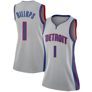 Detroit Pistons Swingman Chauncey Billups Silver Jersey - Statement Edition - Women's