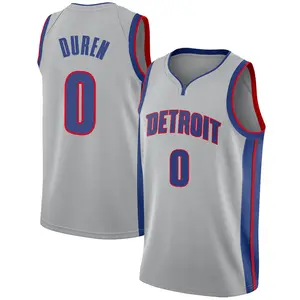 Detroit Pistons Swingman Jalen Duren Silver Jersey - Statement Edition - Men's