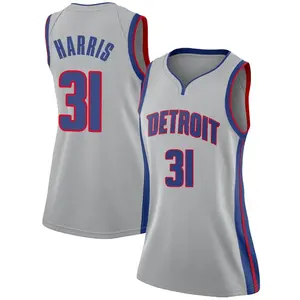 Detroit Pistons Swingman Joe Harris Silver Jersey - Statement Edition - Women's
