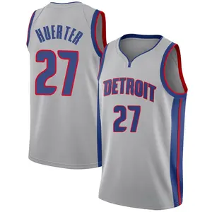 Detroit Pistons Swingman Kevin Huerter Silver Jersey - Statement Edition - Youth