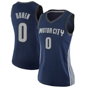 Detroit Pistons Swingman Navy Jalen Duren Jersey - City Edition - Women's