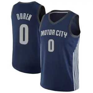 Detroit Pistons Swingman Navy Jalen Duren Jersey - City Edition - Youth