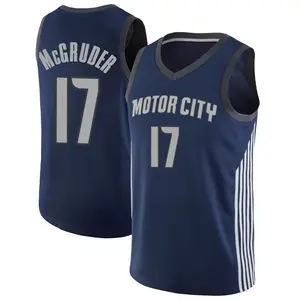 Detroit Pistons Swingman Navy Rodney McGruder Jersey - City Edition - Youth