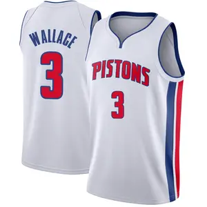 Detroit Pistons Swingman White Ben Wallace Jersey - Association Edition - Youth