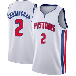 Detroit Pistons Swingman White Cade Cunningham Jersey - Association Edition - Men's
