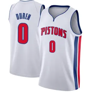 Detroit Pistons Swingman White Jalen Duren Jersey - Association Edition - Men's