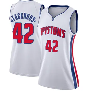 Detroit Pistons Swingman White Jerry Stackhouse Jersey - Association Edition - Women's