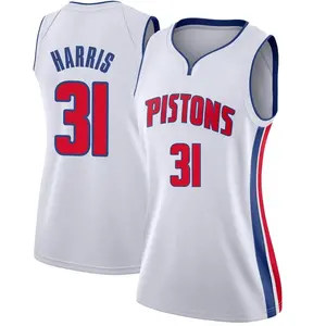 Detroit Pistons Swingman White Joe Harris Jersey - Association Edition - Women's