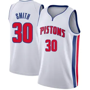 Detroit Pistons Swingman White Joe Smith Jersey - Association Edition - Youth