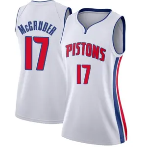 Detroit Pistons Swingman White Rodney McGruder Jersey - Association Edition - Women's