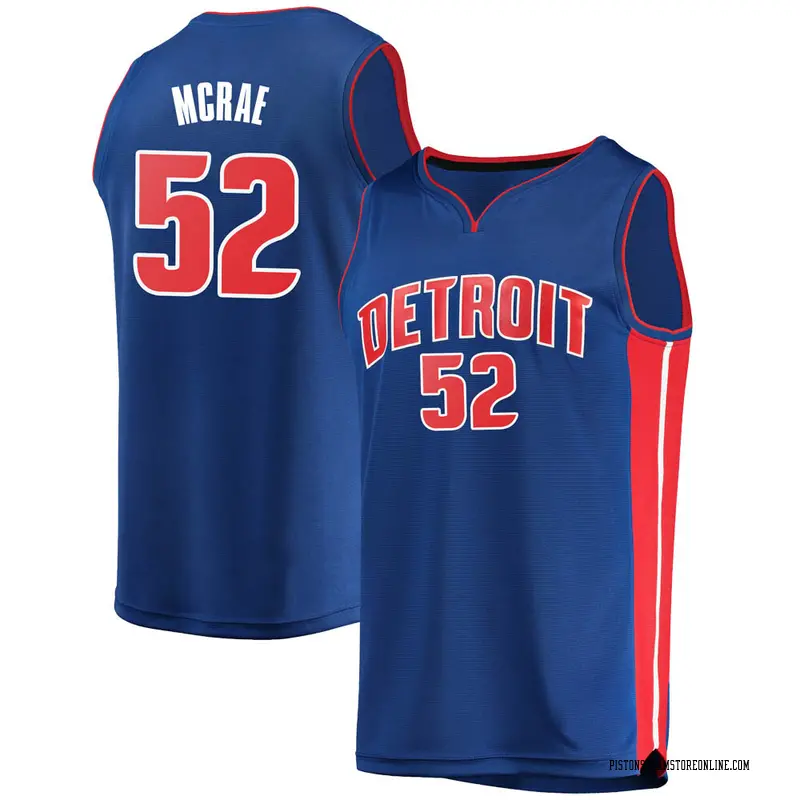Fanatics Branded Detroit Pistons Swingman Blue Jordan McRae Fast Break