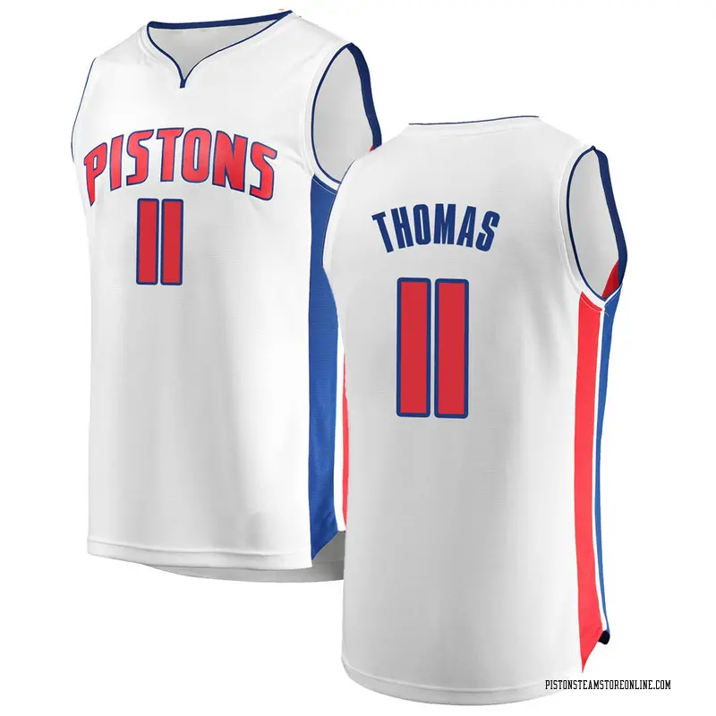 isiah thomas pistons jersey white