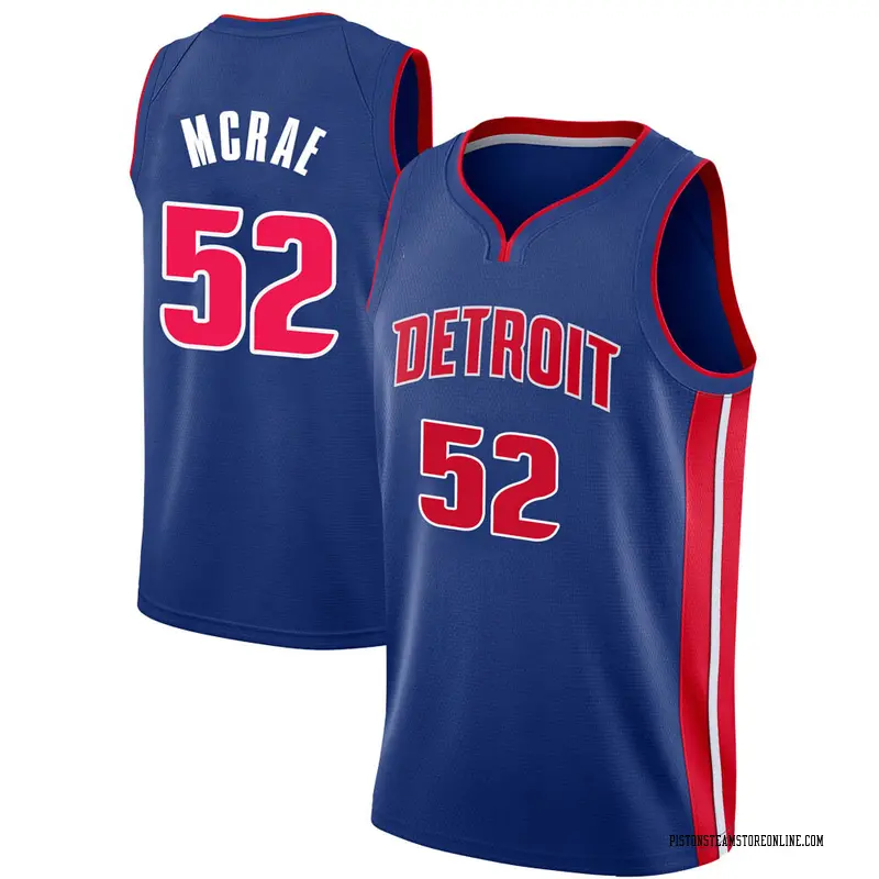 Nike Detroit Pistons Swingman Blue Jordan McRae Jersey Icon Edition