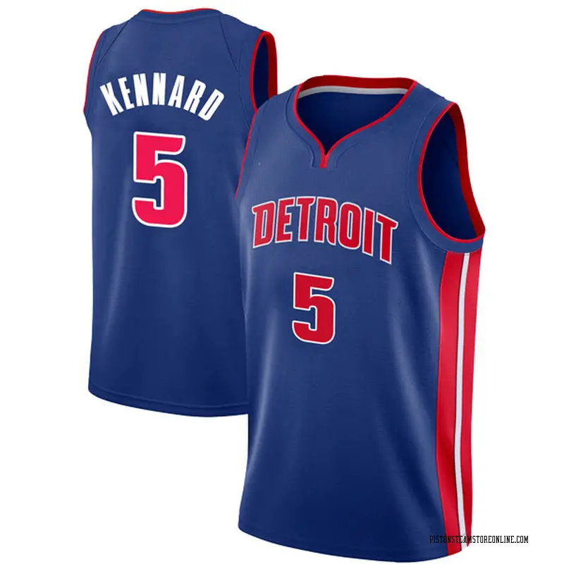 Nike Detroit Pistons Swingman Blue Luke Kennard Jersey Icon Edition Youth