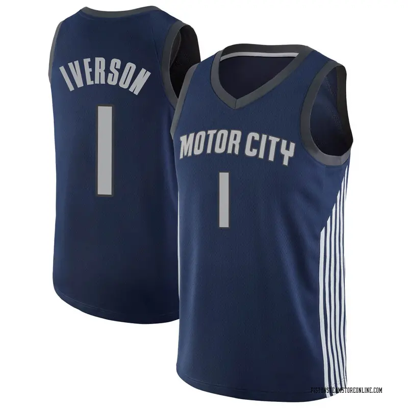 iverson pistons jersey